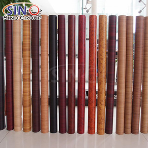 Papel autoadhesivo muebles armario decoración del piso de madera del PVC película de vinilo de grano - Product Image 1