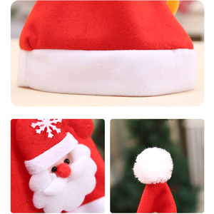 Décoration de Noël Artdragon, Nouvel An, Navidad, chapeaux en feutre lumineux à LED pour enfants, chapeau de Père Noël avec lumière - Product Image 6