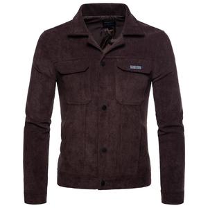 shopify Spring New Korean <strong>Mens</strong> Casual <strong>Jacket</strong> <strong>Corduroy</strong> Slim <strong>Jacket</strong> - Product Image 1