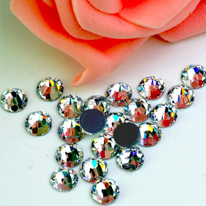 Jollin - Strass Da Incollare Con Base Piatta, In Vetro Con Taglio A Diamante, Hotfix Crystal., SS20 1440pcs - Foto 4