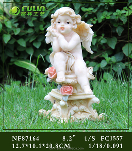 resina religioso statua di angioletto - Product Image 6