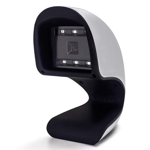 MJ-9208 Desktop 2D Omnidirectional Barcode Scanner Auto Scan USB Plug and Play Qr Code Scanner