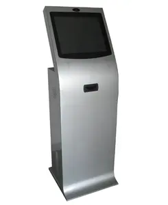 Freistehender Selbstbedienungs-Kiosk mit Kamera-Kartenleser, Thermodrucker und WLAN-Scanner für den Innenbereich