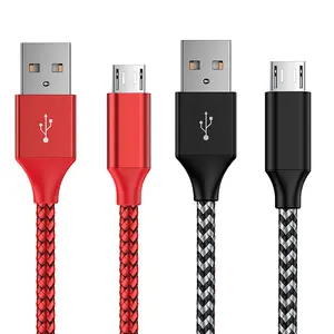 جديد تصميم الأزياء القماش جديلة Usb شحن البيانات USB كابل للأندرويد الهاتف الذكي