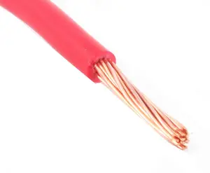 Fio de cobre sólido único isolado pvc fio de cabo elétrico