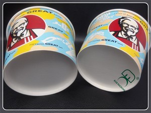 Cubo de papel personalizado para guardar comida, utensilio para guardar pollo fritado - Product Image 6