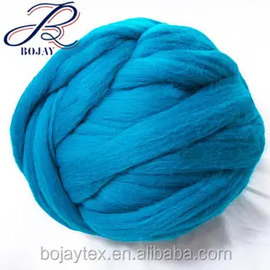 Merino wool yarn Super chunky wool Wool Roving Lana Merino Hand Arm Knitting Bulky Blanket