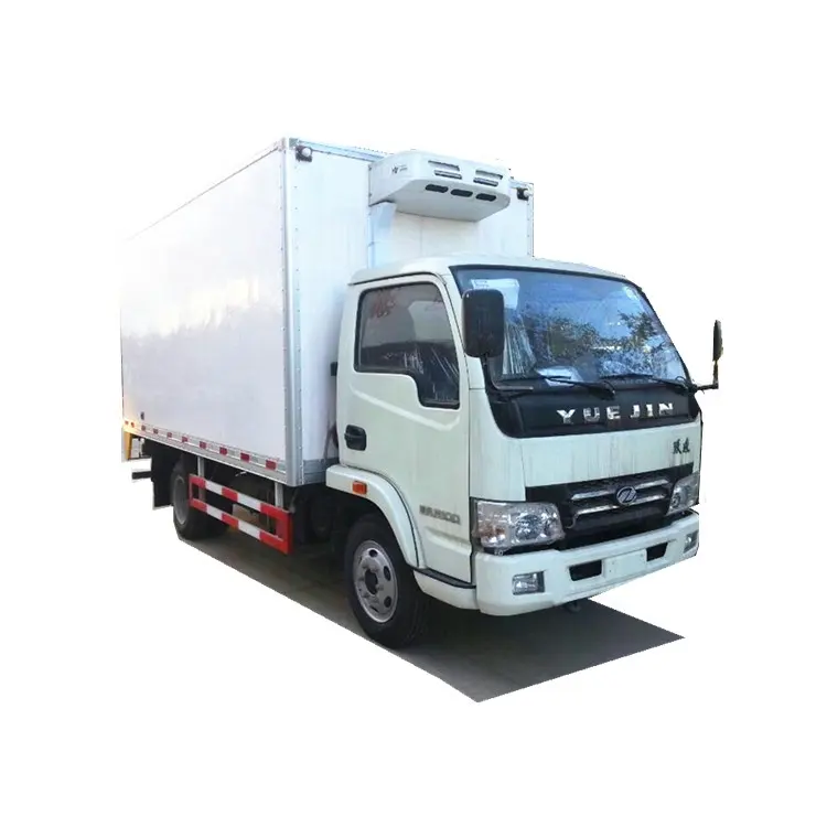Iveco-yuejin de enfriamiento refrigerador van/camión/thermo king camión refrigerador 3-5tons el lado derecho