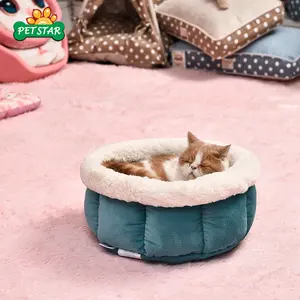 סיטונאי חדש מעצב ספת מיטת כלב עם שמיכת פופולרי כותנה יוקרה רחיץ