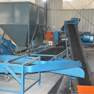 Old tire recycling plant to rubber crumb/used tire recycling machine