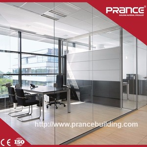 Oficina de <span class=keywords><strong>aislamiento</strong></span> acústico <span class=keywords><strong>tabique</strong></span> de vidrio marco de aluminio - Product Image 2