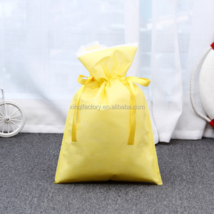 Tùy chỉnh thân thiện với môi không Dệt Lụa Ribbon Dây Kéo Túi Quà Tặng - Product Image 4