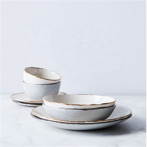 Vajilla nórdica para restaurante, juego de cena completo de porcelana mate para boda - Product Image 2