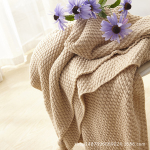 <span class=keywords><strong>Couverture</strong></span> en tricot de <span class=keywords><strong>laine</strong></span> épaisse en coton pour l'hiver, <span class=keywords><strong>couverture</strong></span> de sieste, <span class=keywords><strong>couverture</strong></span> de télévision, vente en gros - Product Image 6