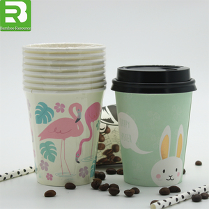 Giấy In Hai Lớp Dùng Một Lần Và Cốc Cà Phê Một Lớp Có Nắp Đậy - Product Image 4