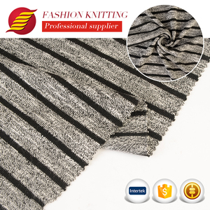 Cổ SỌC ĐAN các loại khác nhau của Rayon Jersey Áo Thun căng vải - Product Image 3