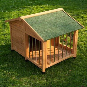 MSH-D0C4 Secure Weatherproof Garden Pet House Cage Large Outdoor Wooden Dog Kennel - Product Image 4