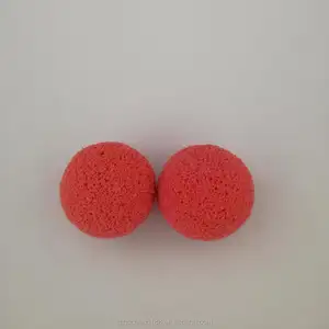 Toutes les tailles mousse silicone/caoutchouc boule éponge de nettoyage de tuyau boule