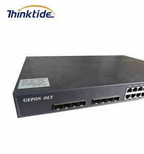 EPON Con 8 Porte gepon OLT Uplink 10G Optical Line Terminal Layer 3 Switching 4 K VLAN, QinQ Spanning Tree