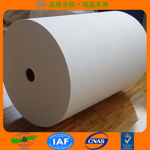 Tissu non tissé spunlace viscose rayonne polyester matériau enroulé rodage parallèle plaine - Product Image 1