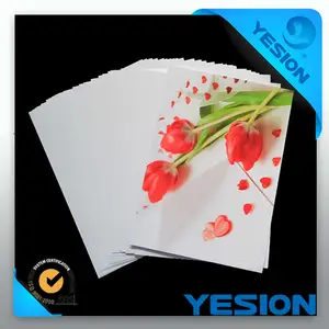 Bien vendre fabricant A4 taille brillant 260gsm pas cher Micro poreuse double face papier photo