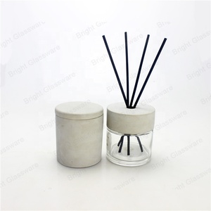 Handmade <strong>Decorative</strong> Concrete Candle <strong>Jar</strong> With Concrete Lid - Product Image 6