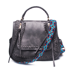 Bolso Bandolera Retro con Solapa de Borlas al por Mayor, Bolso de Mensajero de PU con Correa de <span class=keywords><strong>Guitarra</strong></span>, Bolso de Mano de Moda DOM107582 - Product Image 1