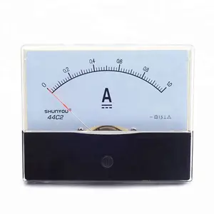 DC 0-1A Analog DC Ammeter 1A Ammeter Mechanical Header Panel Meter Tester Amperemeter 44C2