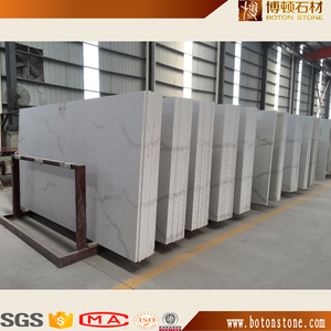 Ingeniería artificial Piedra del cuarzo losa Calacatta cuarzo para <span class=keywords><strong>la</strong></span> <span class=keywords><strong>cocina</strong></span> <span class=keywords><strong>en</strong></span> alta superficie pulida - Product Image 5