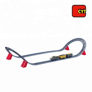 Clásico niños rompecabezas diy ranura juguetes coche de carreras <span class=keywords><strong>pista</strong></span> tren con batería - Product Image 1