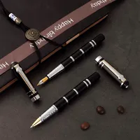 2022 klasik profesyonel metal dolma kalem mürekkep