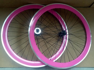 700C coloré en aluminium vélo roues - Product Image 2