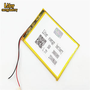 Lipo <strong>3</strong>,7 V 2500 mAh battery 306080 lithium polymer battery - Product Image 4