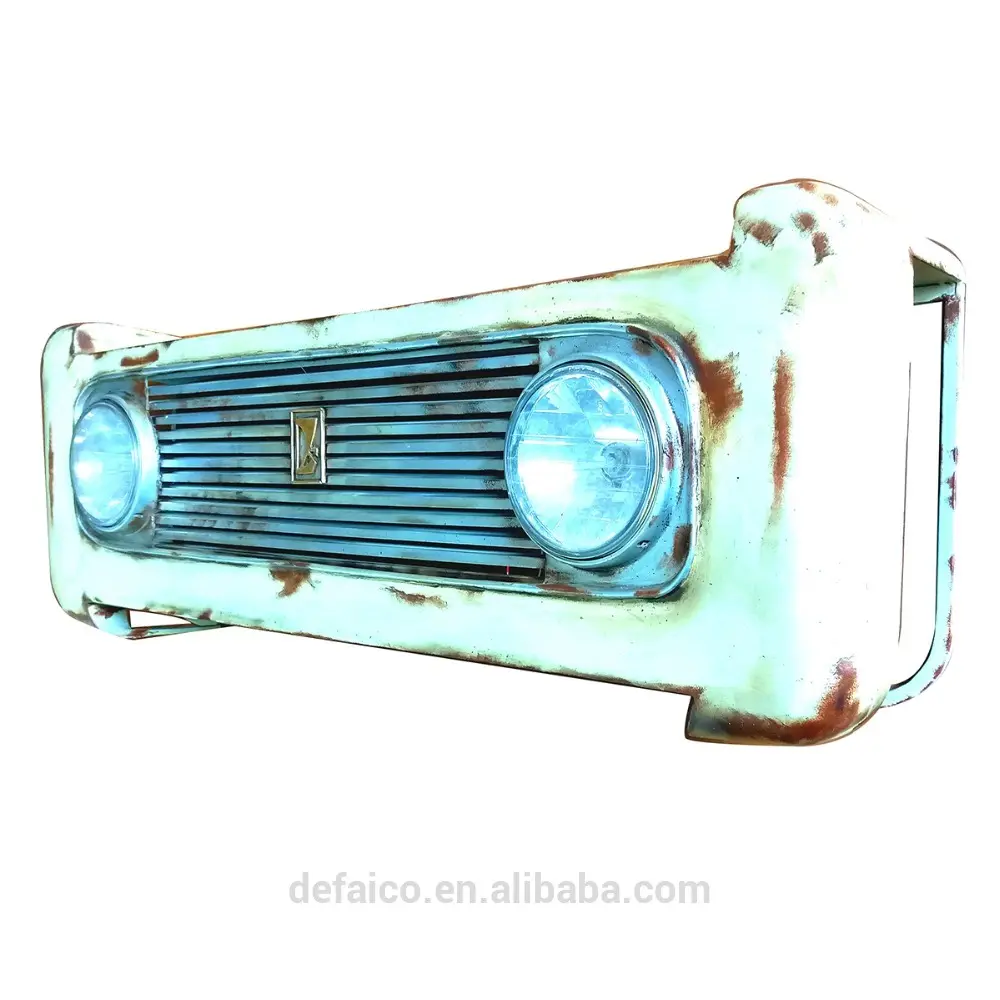 1975 Vintage Car Grill Wall Art with Lights
