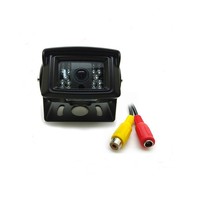Caméra de recul pour camion, robuste, 18 LED IR, vision nocturne, étanche, caméra de recul pour camion/remorque/pick-up/camping-car