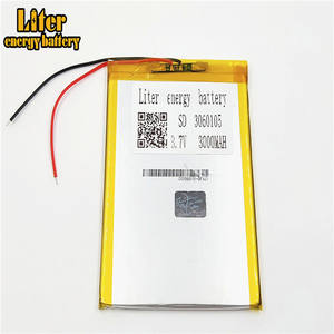 3060105 wholesale price <strong>3</strong>,7 V 3000 mAh LiPo battery in rechargeable batteries with full capacity - Product Image 3
