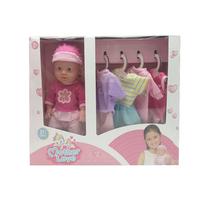 12" Plastic Kids <strong>Play</strong> DIY Cloth Changing Baby <strong>Doll</strong> With <strong>Doll</strong> Outfit - Product Image 5