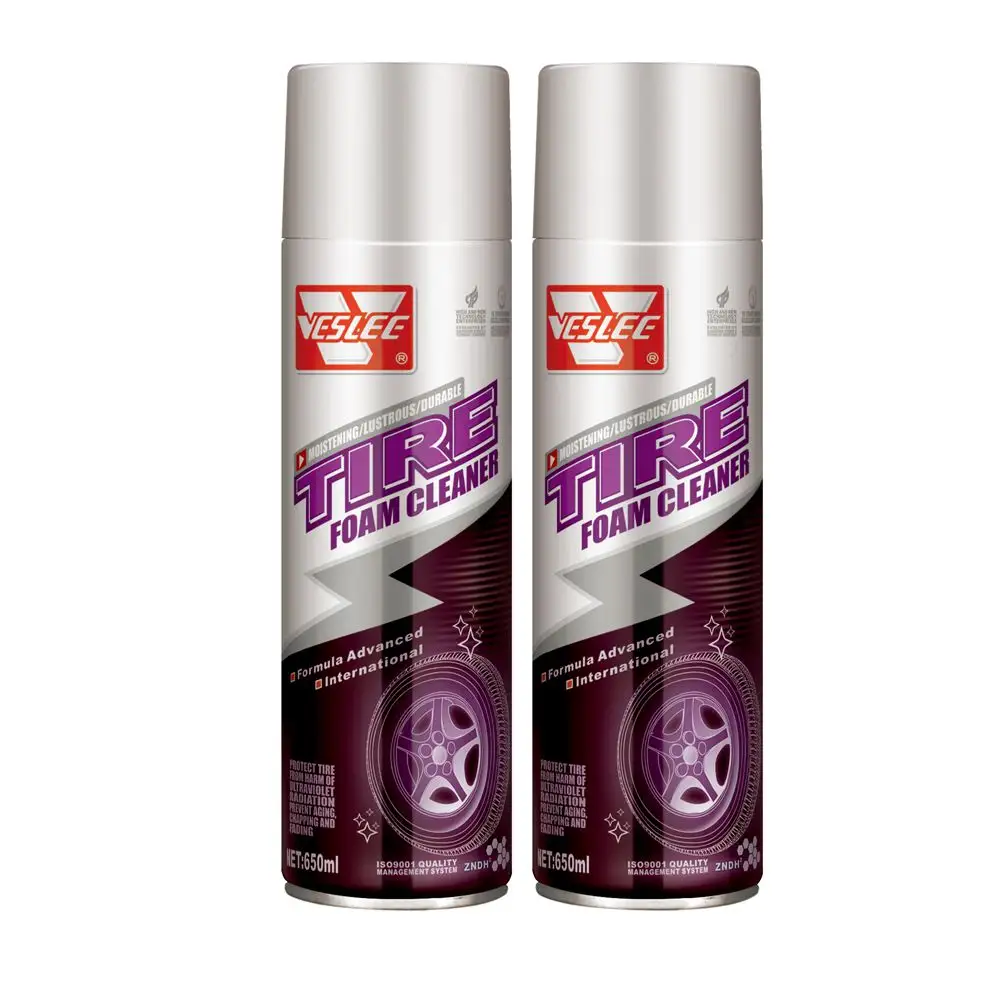 Nhà Máy Bán Buôn Xe Làm Sạch Phun Chi Tiết Sản Phẩm Lốp Mặc Quần Áo Bọt Cleaner Xe Tire Cleaner Tire Foam