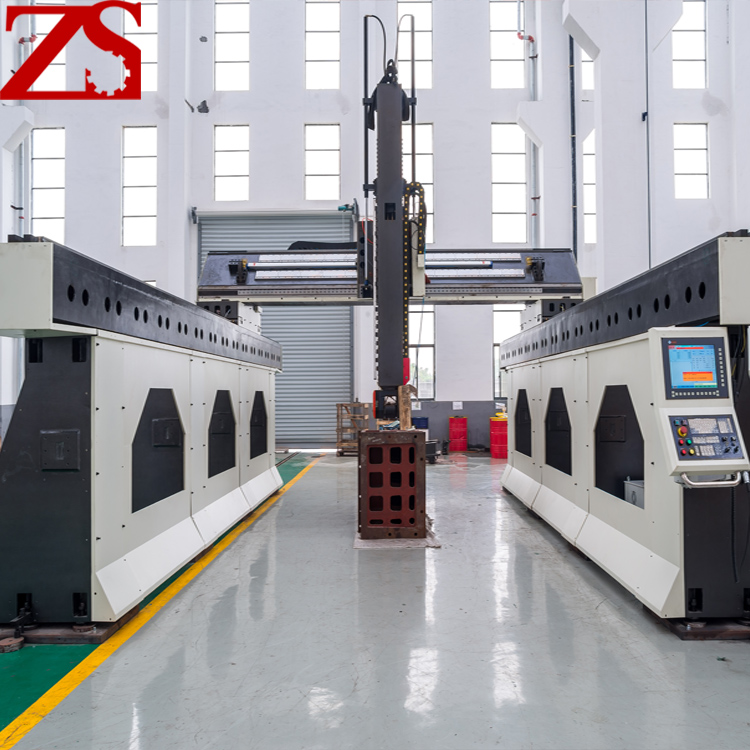 Ветротурбина была разработана козловые краны 5 axis CNC оборудование 360 Степень обработки заготовки