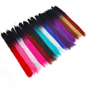 Tomo — tresses sénégalaises synthétiques au <span class=keywords><strong>Crochet</strong></span>, Extensions de cheveux, torsadées, 24 pouces - Product Image 2