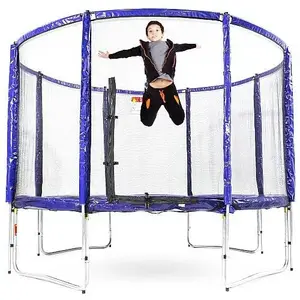 TUV प्रमाणित 12ft Trampoline सुरक्षा तंत्र के साथ