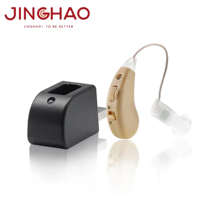 イヤーフックUSB充電式難聴イヤーエイド聴覚障害者機器ミニサウンドアンプ