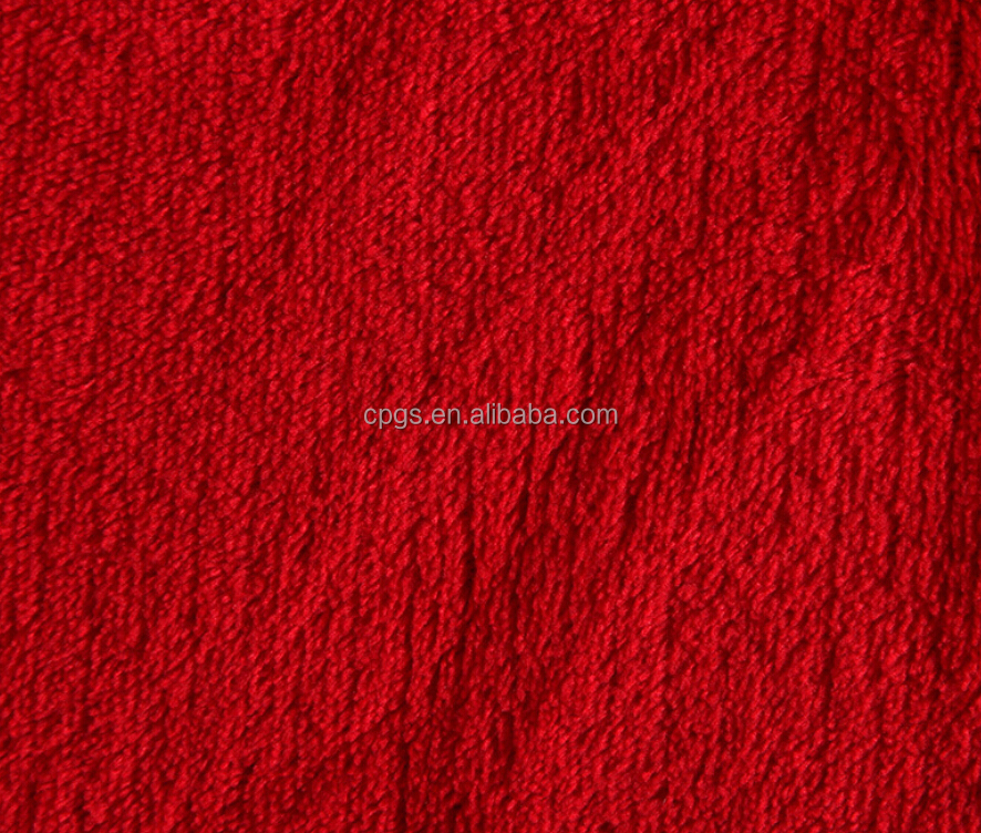 wholesale make to order knitted soft touch 100% polyester coral fleece fabric
