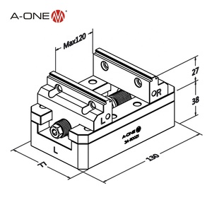 5 trục CNC Máy lang Mini buộc băng ghế dự bị Vise - Product Image 2
