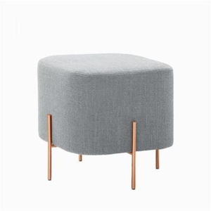 Furnitur Ruang Tamu Mewah Modern Kaki Sofa Rendah dengan Bangku Ottoman Kaki Stainless Steel Kuningan Emas - Product Image 5