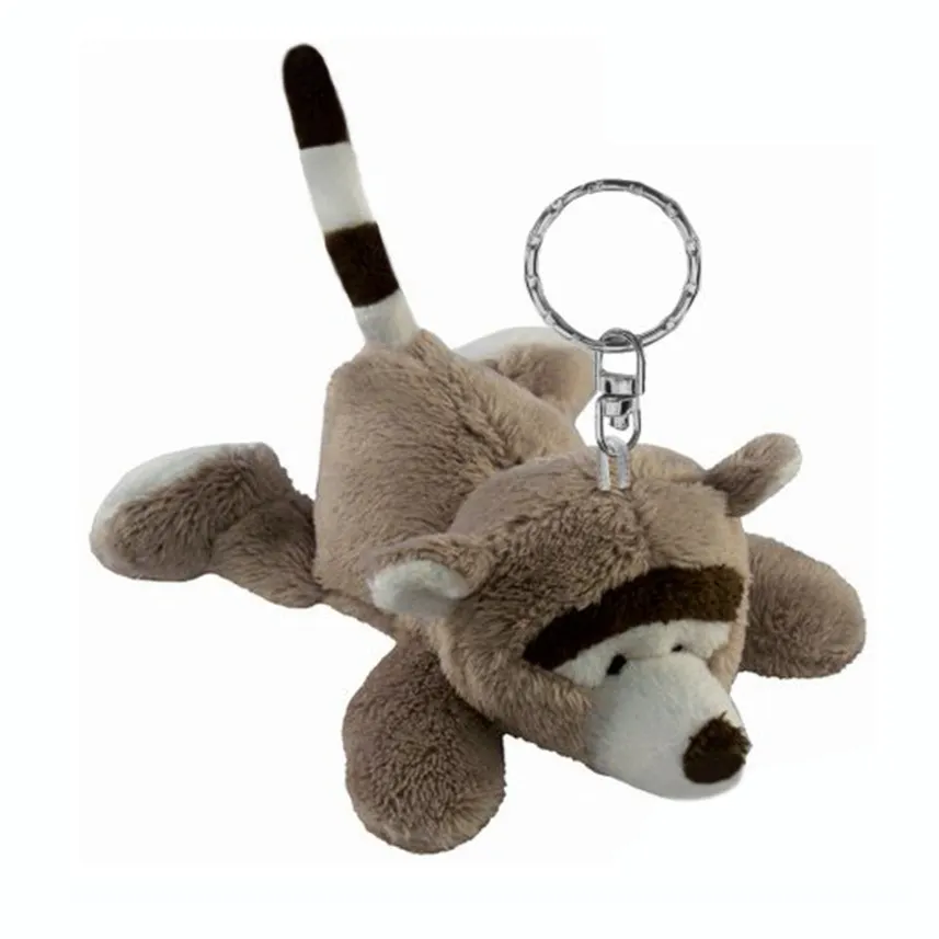 Nice design Peluche portachiavi giocattolo, peluche teddy bear doll keychain, peluche giocattolo animale portachiavi chiave della catena chiave anello portachiavi