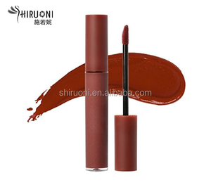 Makeup Matte Velvet Lip s Sexy Nude Pigment Lipstick liquid lip gloss private label - Product Image 5