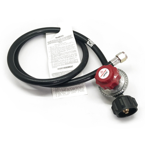 Régulateur de <span class=keywords><strong>gaz</strong></span> <span class=keywords><strong>propane</strong></span> certifié LONGTIME réglable de 0 à 10 PSI avec tuyau de 4 pieds - Product Image 2