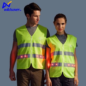 Wildsaver ماركة مرحبا فيس-الشرطة العسكرية سلامة سترة عاكسة مضيئة - Product Image 3
