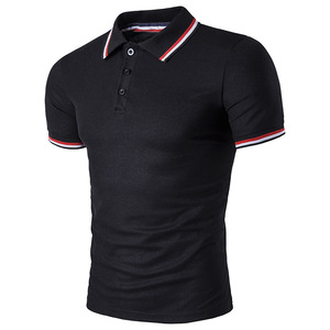 Nuova Polo <span class=keywords><strong>a</strong></span> Maniche Corte con Placchetta <span class=keywords><strong>a</strong></span> Righe per Uomo - Product Image 2
